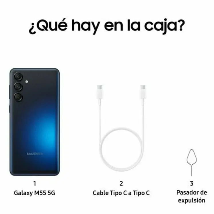 Smartphone Samsung Galaxy M55 5G 6,7" Octa Core 8 GB RAM 256 GB Blue