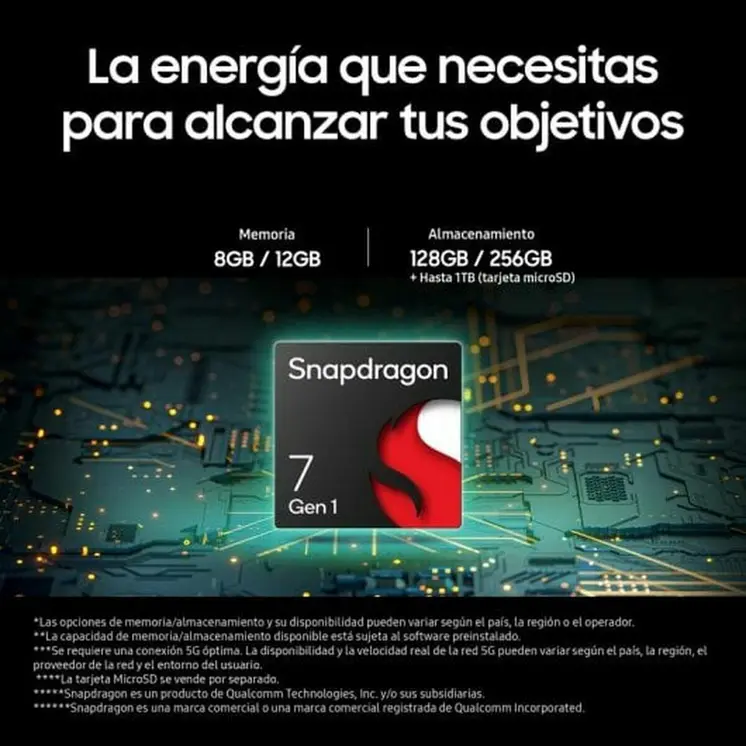 Smartphone Samsung Galaxy M55 5G 6,7" Octa Core 8 GB RAM 256 GB Blue