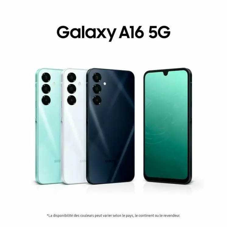 Mobile telephone for older adults Samsung SM-A166BLGDEUB Octa Core 4 GB RAM 128 GB Green 6,7"