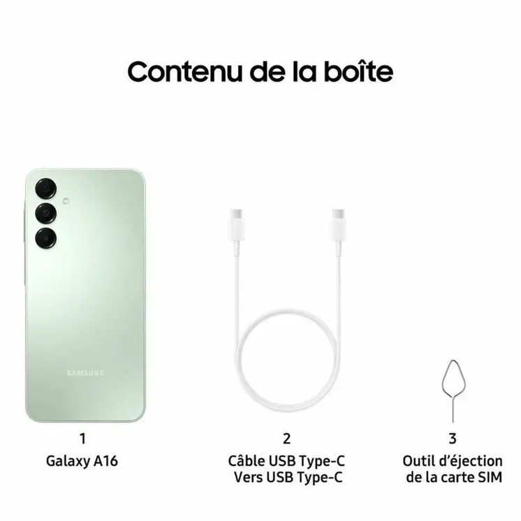 Smartphone Samsung Galaxy A16 6,7" 4 GB RAM 128 GB Green