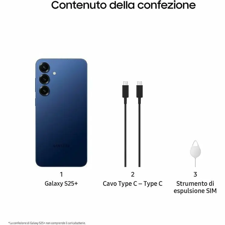 Smartphone Samsung SM-S936BDBDEUE 6,7" Qualcomm Snapdragon 8 Elite 12 GB RAM 256 GB Blue
