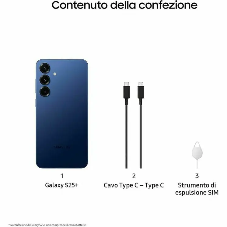 Smartphone Samsung SM-S936BDBDEUE 6,7" Qualcomm Snapdragon 8 Elite 12 GB RAM 256 GB Blue
