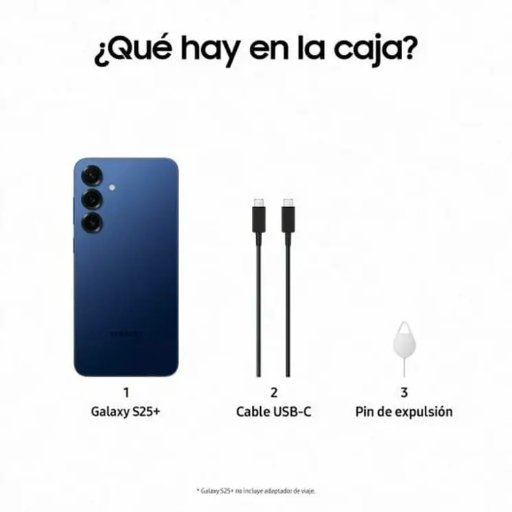 Smartphone Samsung SM-S936BDBDEUE 6,7" Qualcomm Snapdragon 8 Elite 12 GB RAM 256 GB Blue