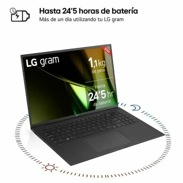 Laptop LG 16Z90S-G.AD7BB 16" 32 GB RAM 2 TB SSD
