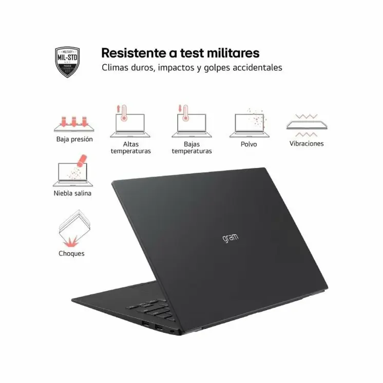 Laptop LG 14Z90S-V.AP55B 14" intel core ultra 5 16 GB RAM 512 GB SSD Spanish Qwerty