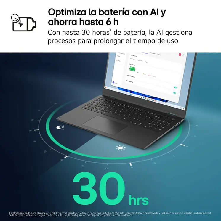 Laptop LG 14ZD90T-G.AX78B 14" 16 GB RAM 1 TB SSD Spanish Qwerty