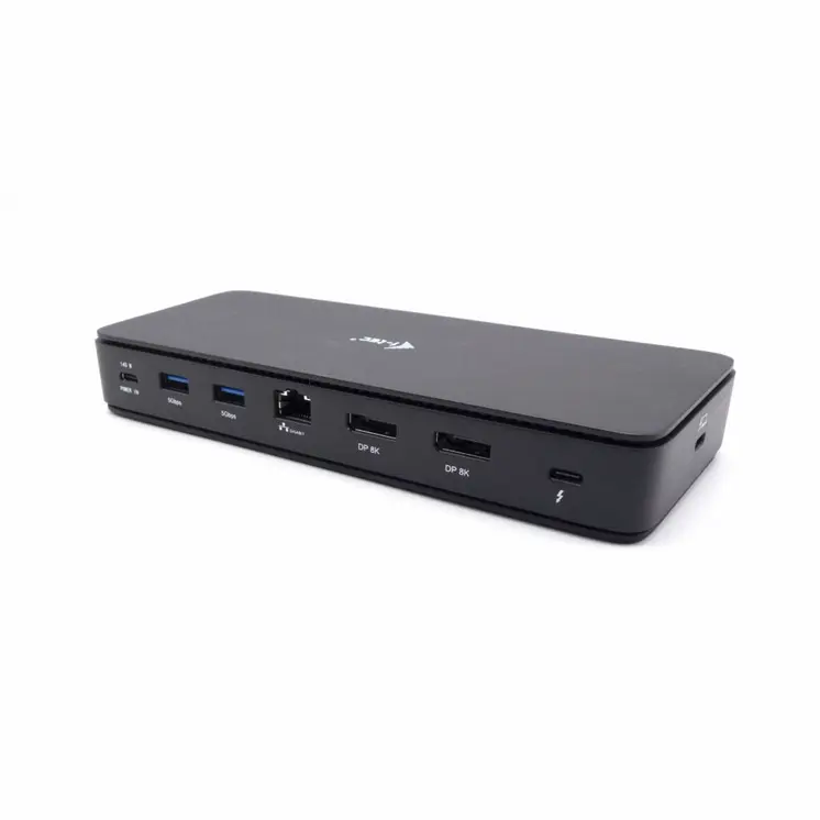 USB Hub i-Tec TB4DUALDPDOCKPDPRO Black