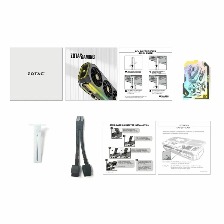 Graphics card Zotac ZT-B50700FQ-10P nvidia geforce rtx 5070 12 GB