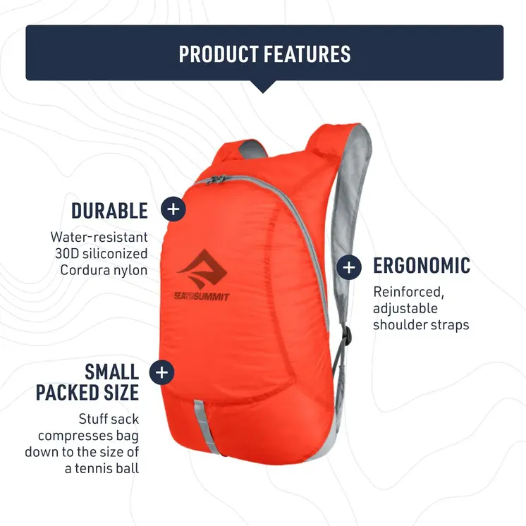 Mountain Backpack Sea to Summit Ultra-Sil Day Pack Blue (Blue)