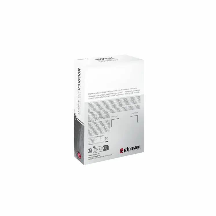 External Hard Drive Kingston SXS1000R/2000G Red 2 TB