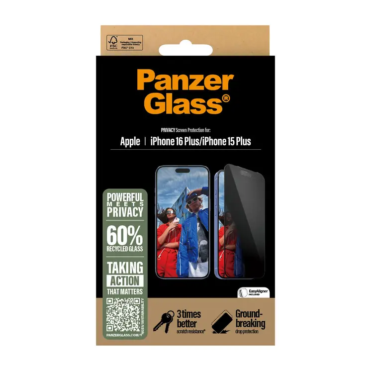 Screen Protector Panzer Glass P2863 Apple