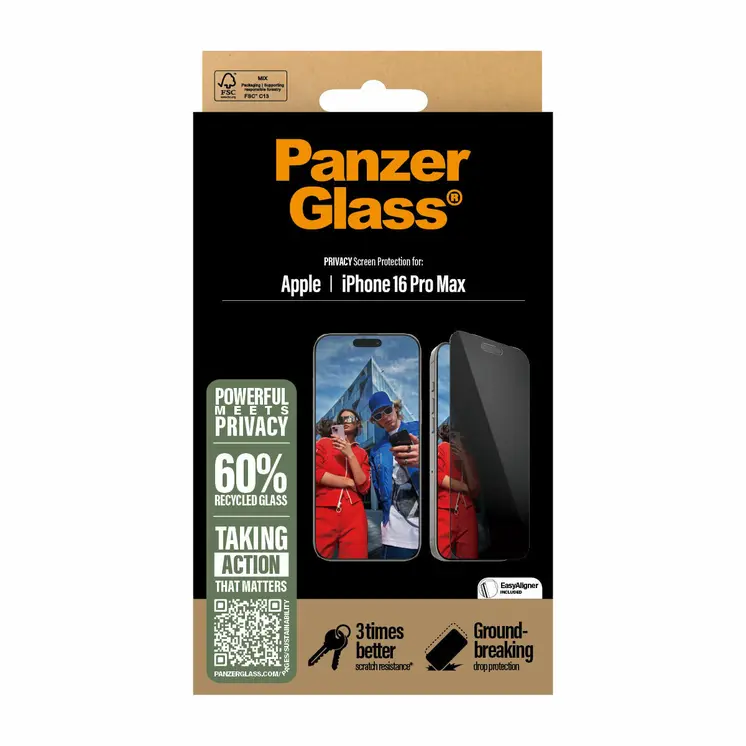 Screen Protector Panzer Glass P2864 Apple