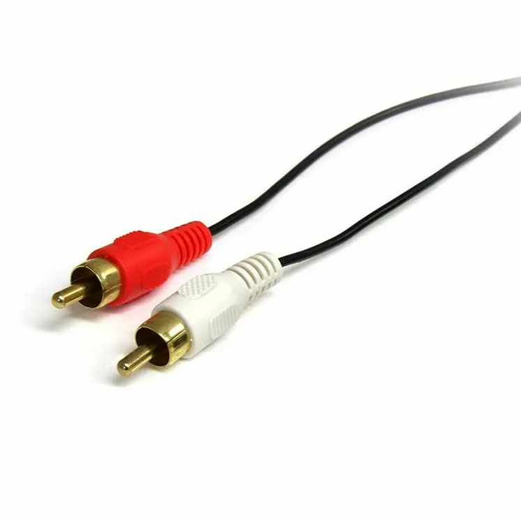 Audio Jack (3.5mm) to 2 RCA Cable Startech MU3MMRCA             0,9 m Black