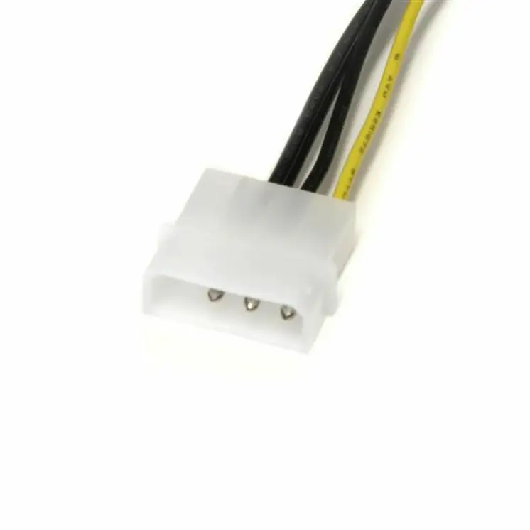 Power Cord Startech LP4PCIEX8ADP Yellow/Black White