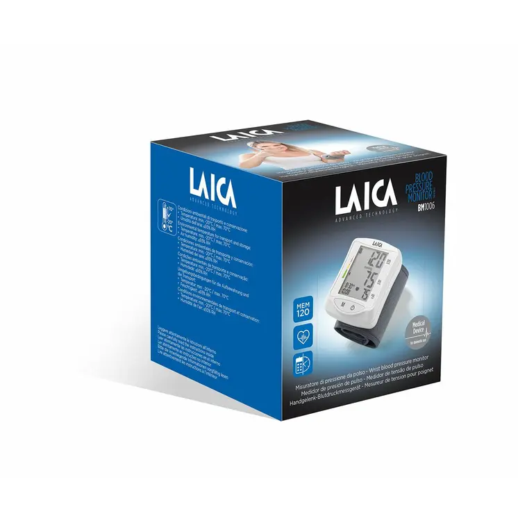 Wrist Blood Pressure Monitor LAICA BM1006 White