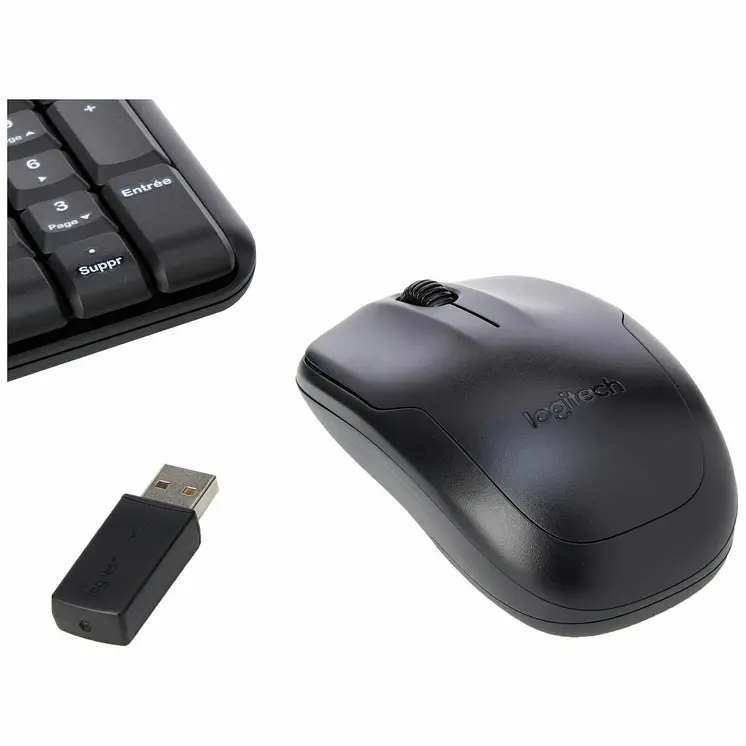Keyboard Logitech 920-008318 Black Spanish Qwerty