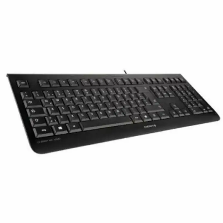 French Keyboard Cherry Spanish Qwerty Black