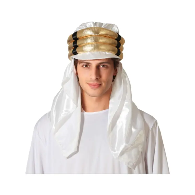 Hat White tuareg Arab