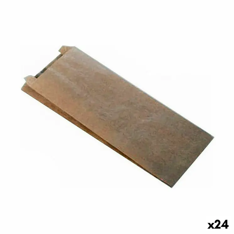 Sandwich Box Algon kraft paper 27 x 12 cm Disposable 30 Pieces (24 Units)