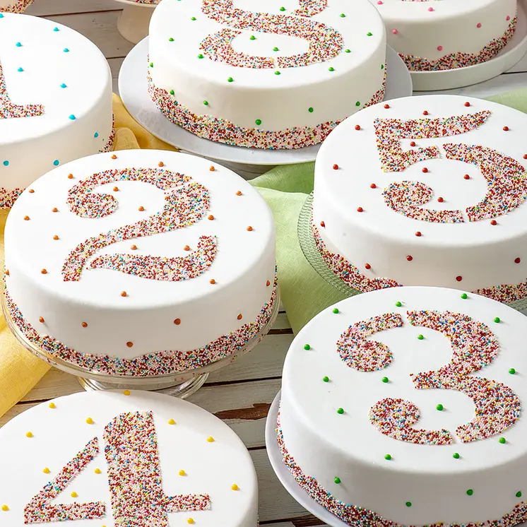 Cake stencil Algon Number 7 36 Units
