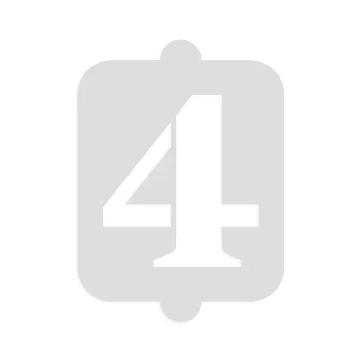 Cake stencil Algon Number 4 36 Units