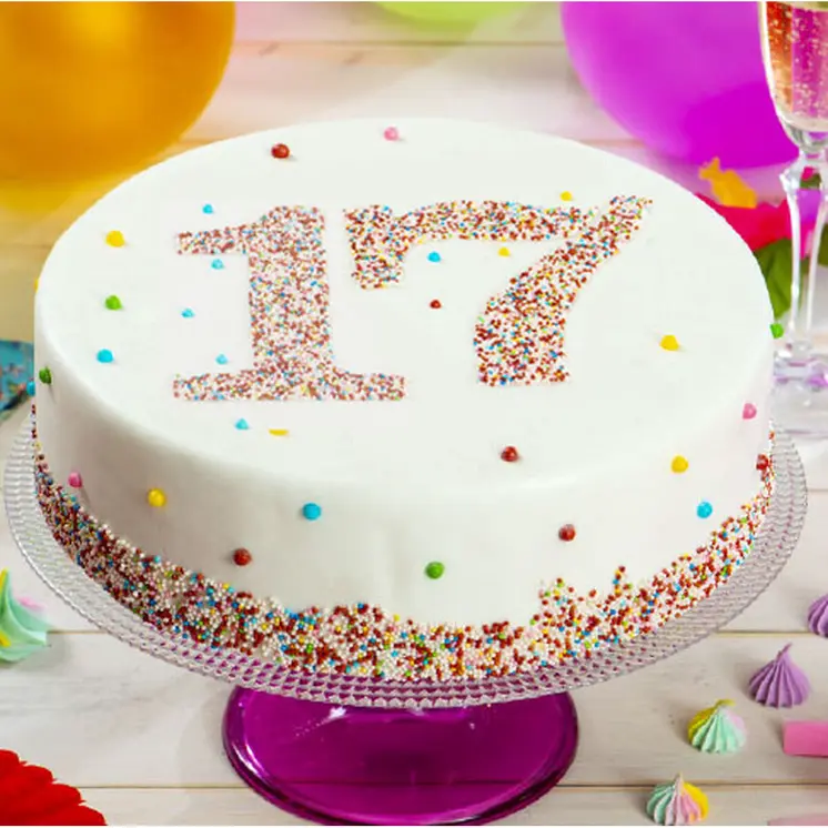 Cake stencil Algon Number 8 36 Units