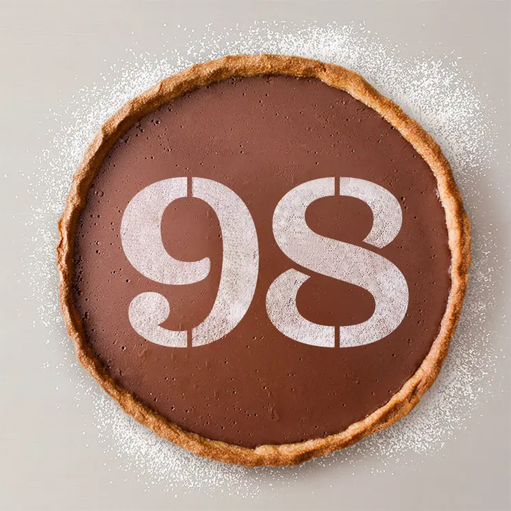 Cake stencil Algon Number 8 36 Units
