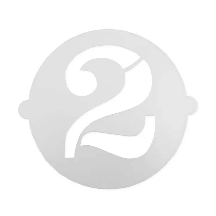 Cake stencil Algon Number 2 36 Units