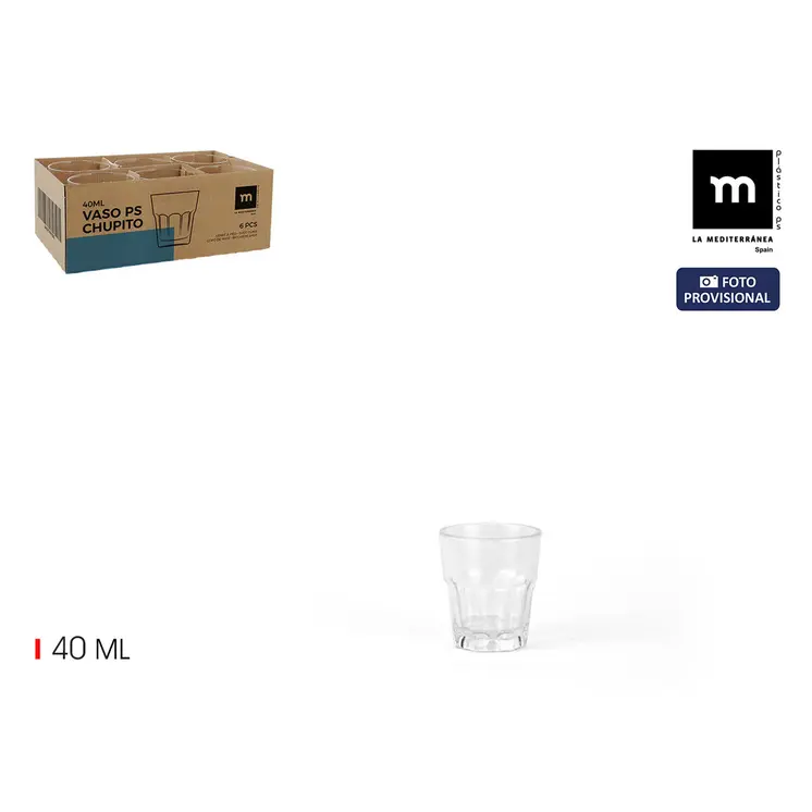Shot glass La Mediterránea (24 Units)