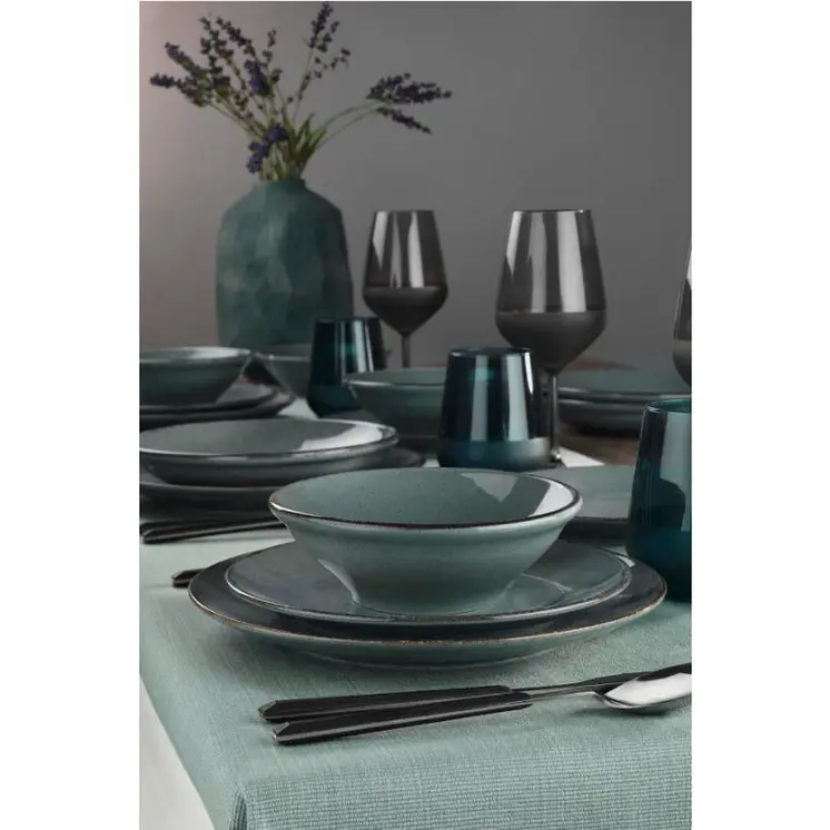 Bowl Santa Clara Salvora Blue Ø 16 cm (6 Units)