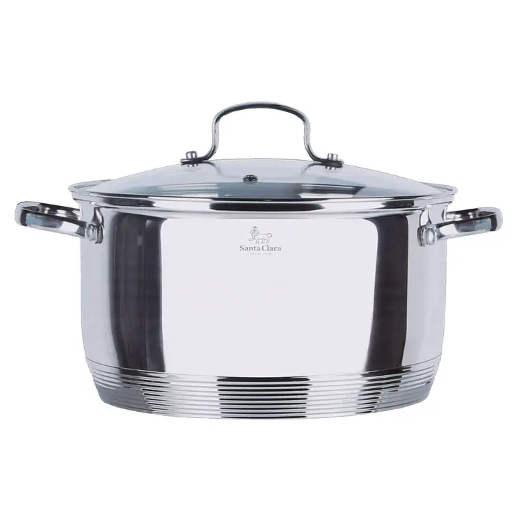 Casserole with lid Santa Clara Ø 22 x 30 x 11 cm (2 Units)