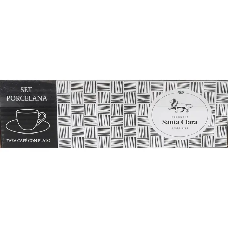 Coffee Set Santa Clara 90 ml (6 Units)