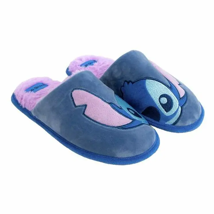 House Slippers Stitch Blue 40-41