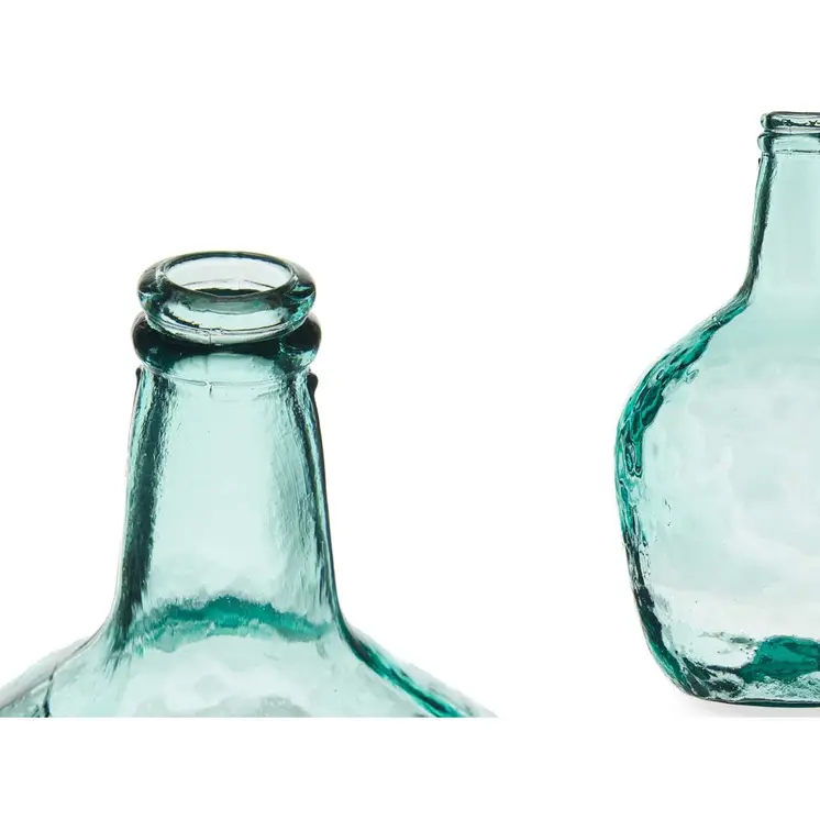 Bottle Carafe Transparent 8 L 22 x 37,5 x 22 cm Decoration (2 Units)