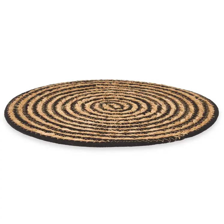 Table Mat Black Cotton Marine algae (24 Units)