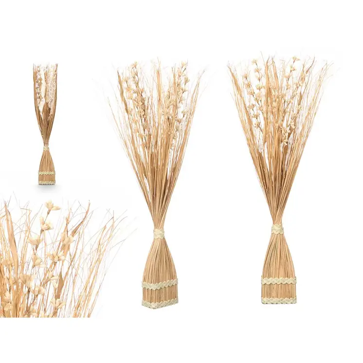 Decorative Flower DD115007 Natural 14 x 100 x 10 cm 8 x 100 x 18 cm (4 Units)