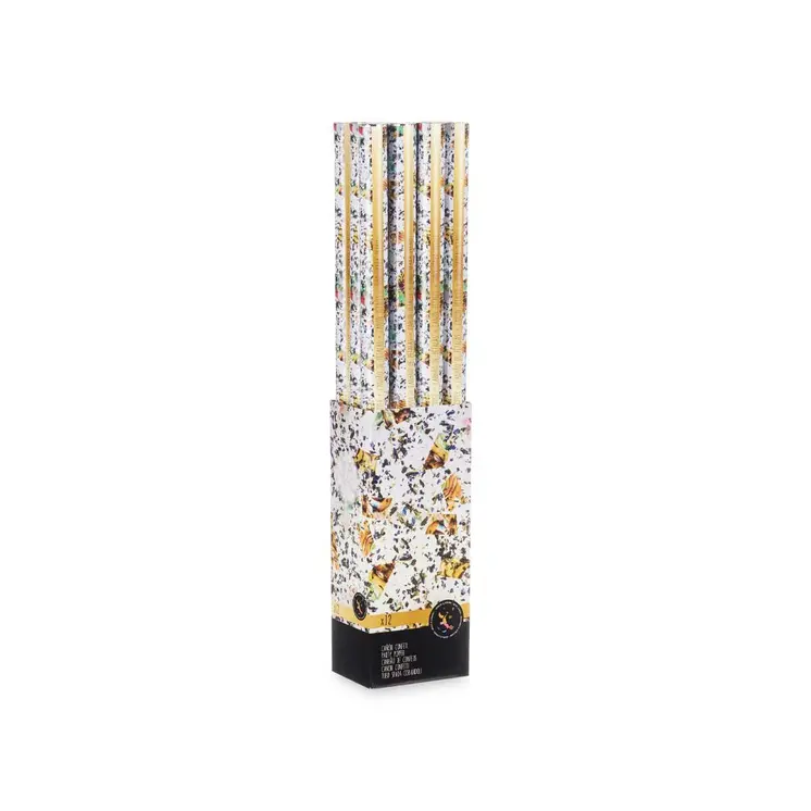 Confetti cannon 9901-100 Multicolour Paper Cardboard Plastic 5 x 99 x 5 cm (12 Units)