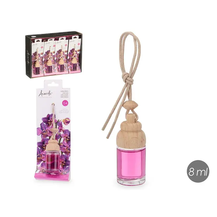 Bamboo toothpicks Acorde 3-D-AR Glass Fragrance Orchid 8 ml (12 Units)