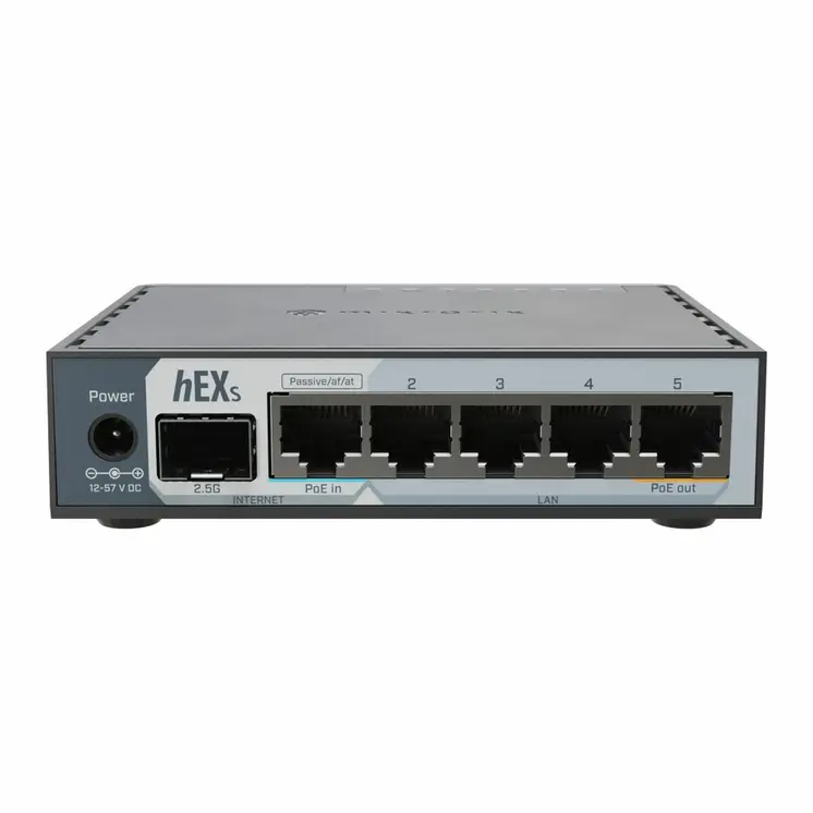 Router Mikrotik E60IUGS Black RJ45 Ethernet LAN PoE x 1 USB 3.2 USB x 1