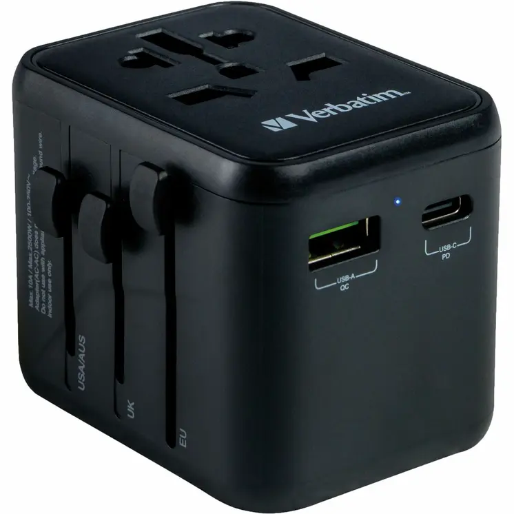 Universal Travel Power Adapter Verbatim 49543