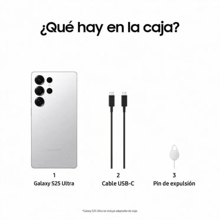 Smartphone Samsung SM-S938BZSHEUE 6,9" Qualcomm Snapdragon 8 Elite 12 GB RAM 1 TB White Silver