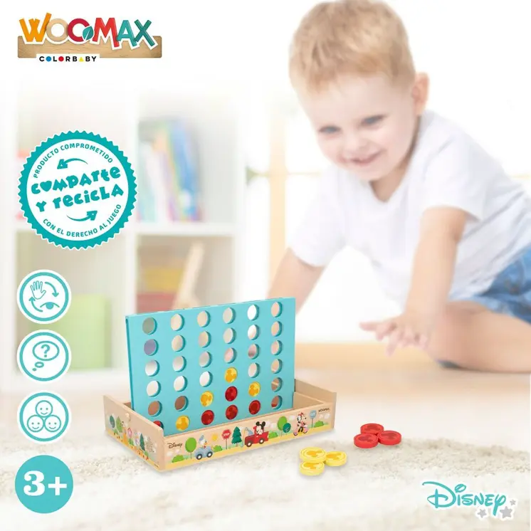 4 in a Row Disney 25 x 16 x 15,5 cm (6 Units) (37 Pieces)