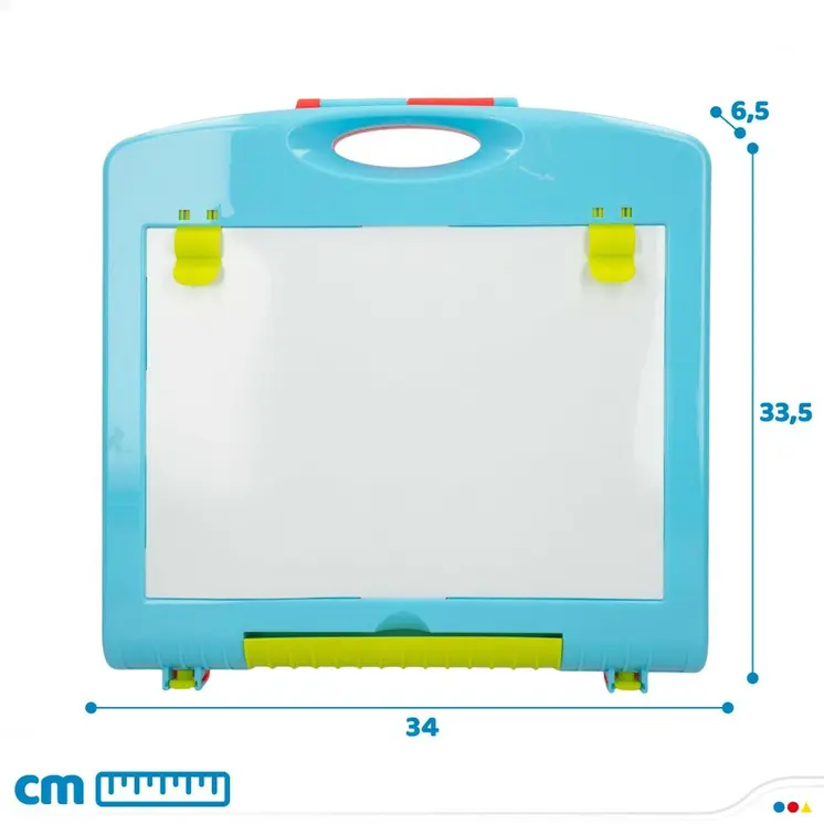 Double-sided Slate Colorbaby 34 x 31 x 29 cm 2 Units 34 x 31 x 29 cm