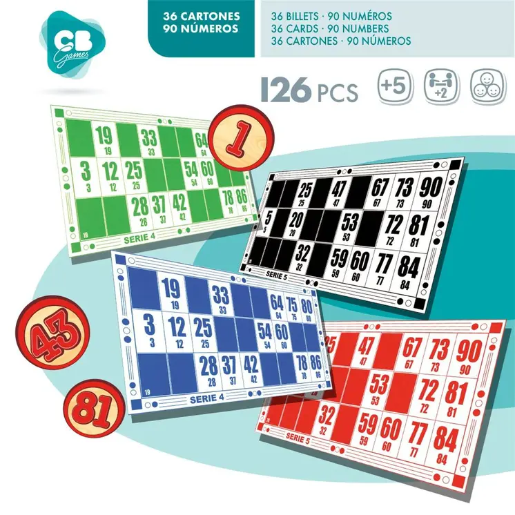 Bingo CB Games Wood Paper Plastic (24 Units)