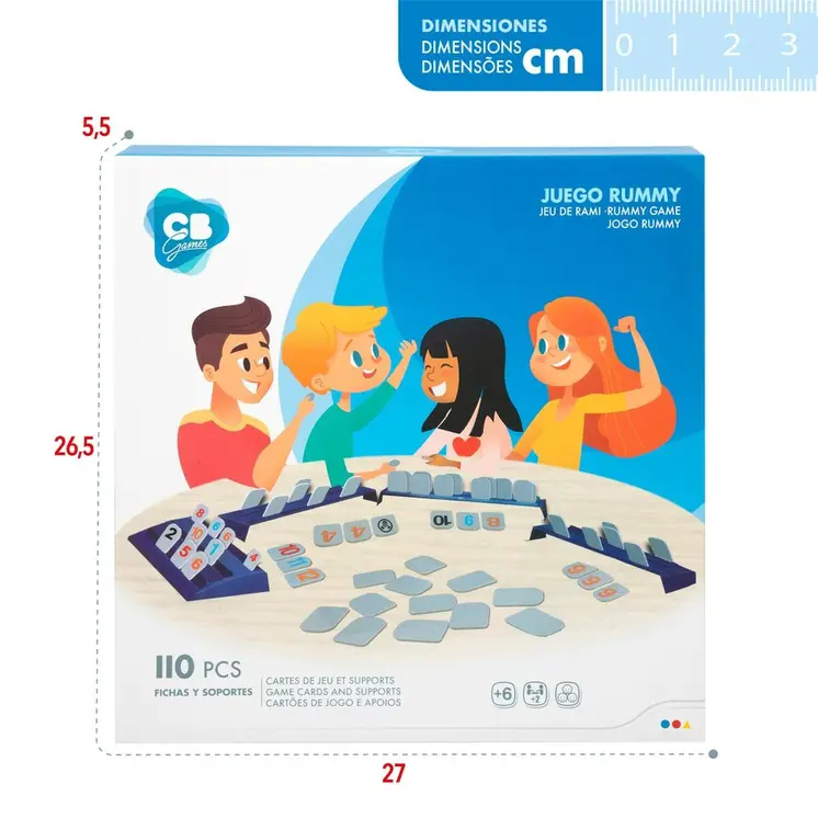 Board game CB Games   26 x 3 x 10 cm (107 Pieces) (6 Units)
