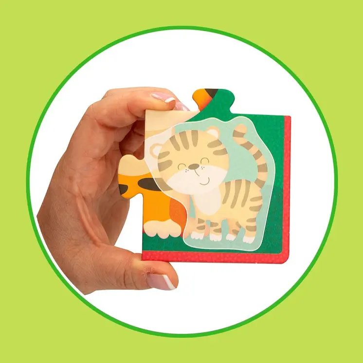 Child's Puzzle Lisciani Giochi 16 x 1 x 16 cm animals 16 Pieces (6 Units)