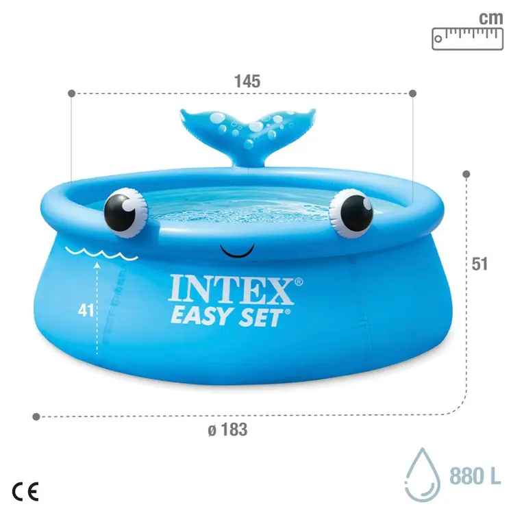 Inflatable Paddling Pool for Children Intex (2 Units)