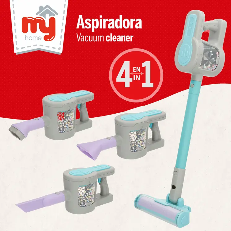 Toy vacuum cleaner 17 x 56 x 11 cm (4 Units)