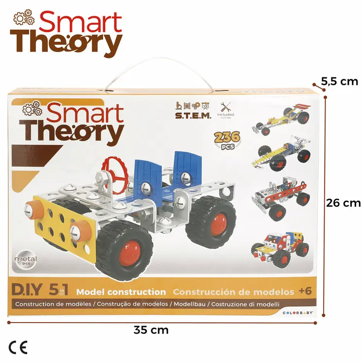 Construction set Car 236 Pieces