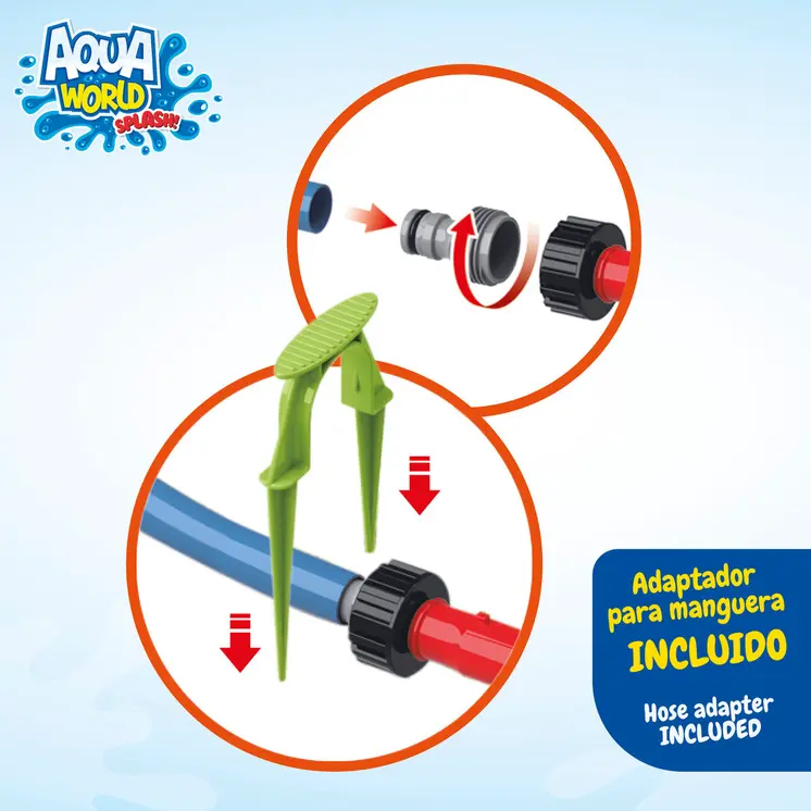 Water Sprinkler and Sprayer Toy Colorbaby Plastic 25 x 16 x 9 cm